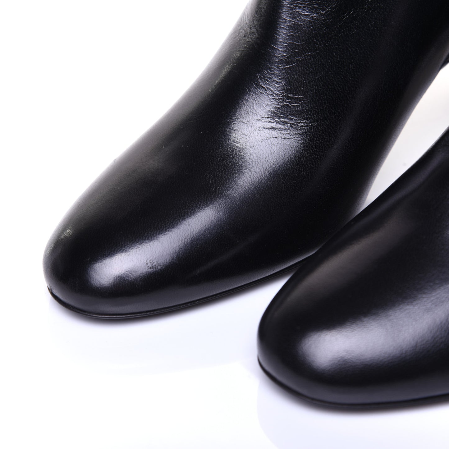 Nappa Loulou Ankle Zip Boot 36 Black