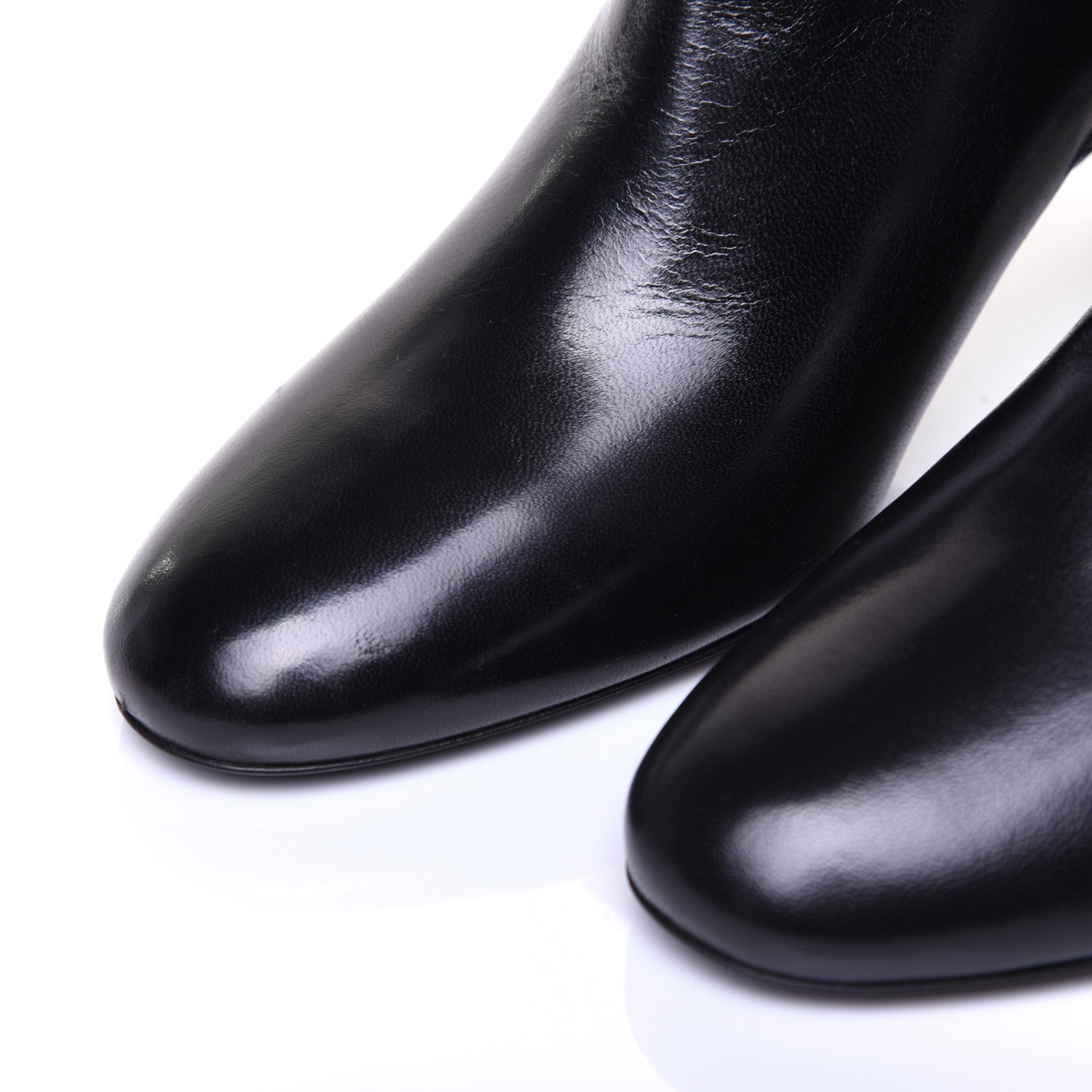 Saint Laurent Nappa Loulou Ankle Zip Boot 36 Black 5 of 13