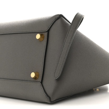 Celine Grained Calfskin Mini Belt Bag Grey 10 of 13