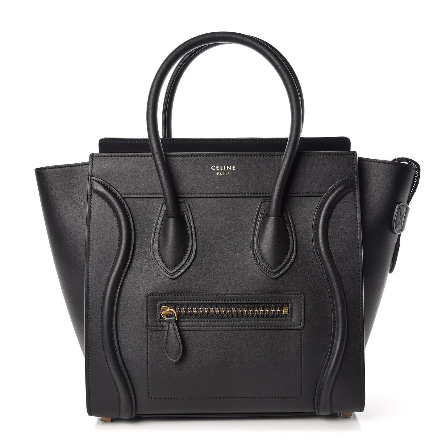 Smooth Calfskin Micro Luggage Black