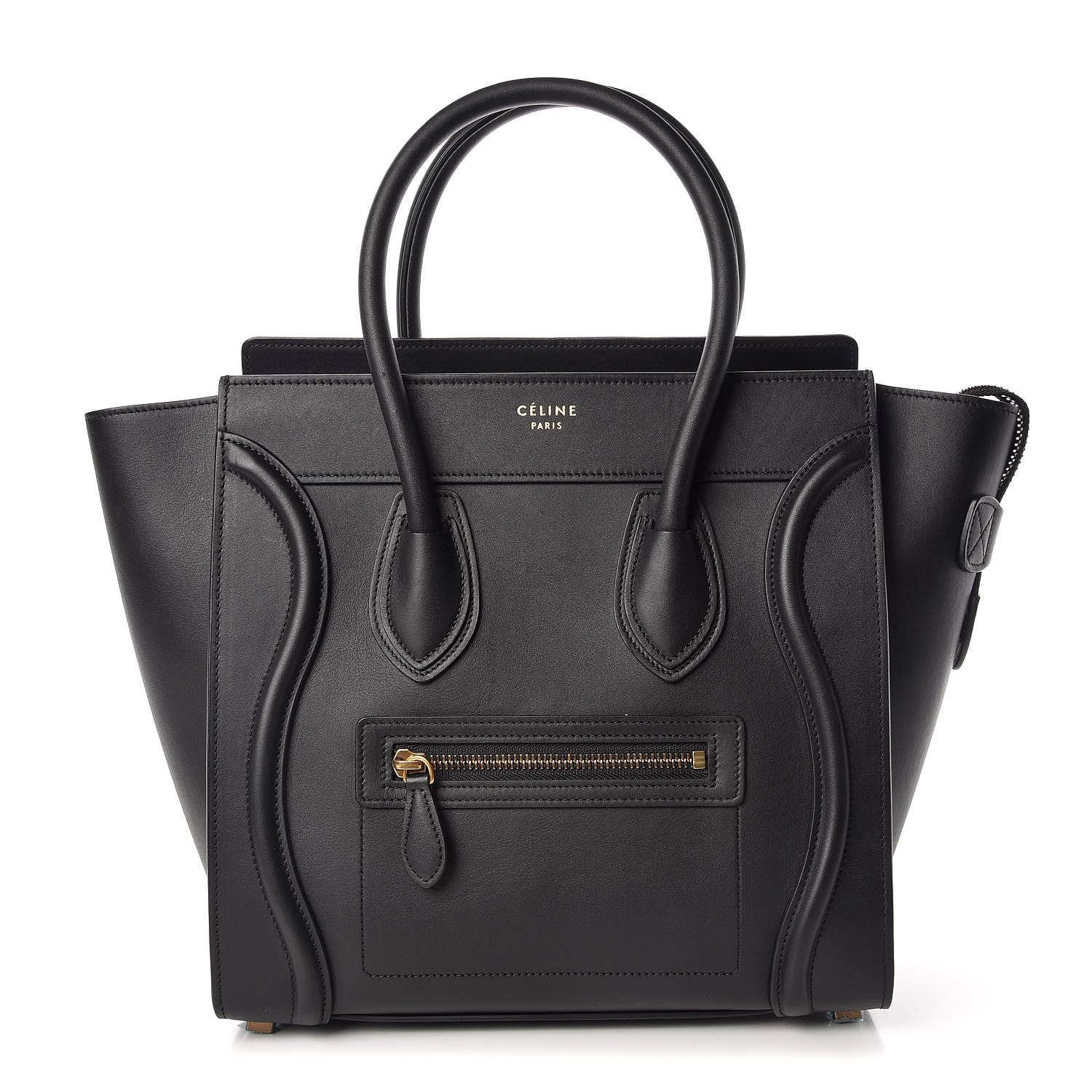 Celine Smooth Calfskin Micro Luggage Black 1 of 11