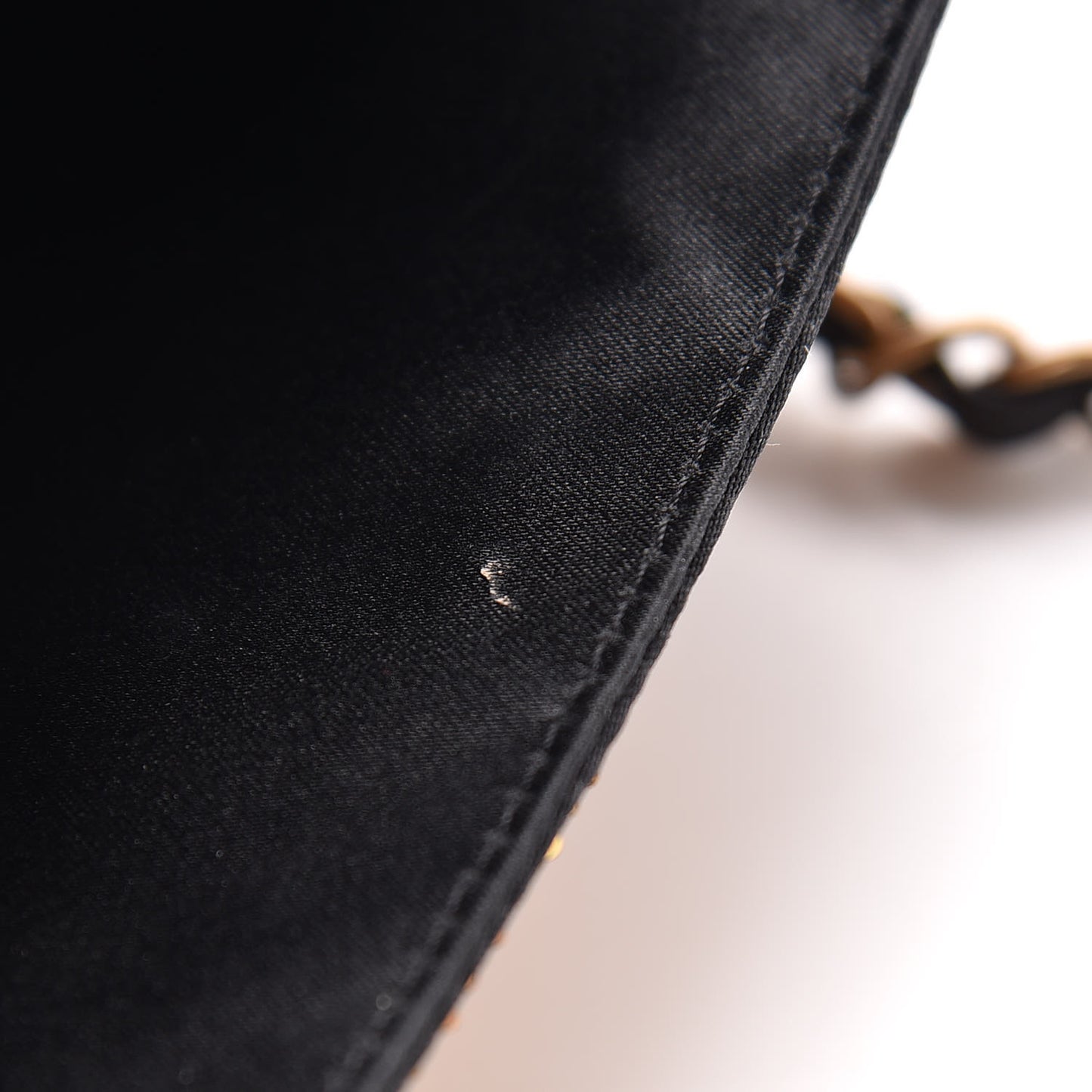 Sequin Medium Single Flap Bronze Black