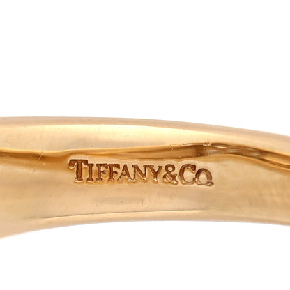 Tiffany 18K Yellow Gold Diamond Heart Band Ring 49 5 4 of 4