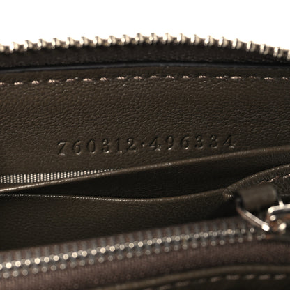Gucci Sakai Be Green Calfskin Diagonal Stitched Blondie Zip Wallet Cuir 7 of 7