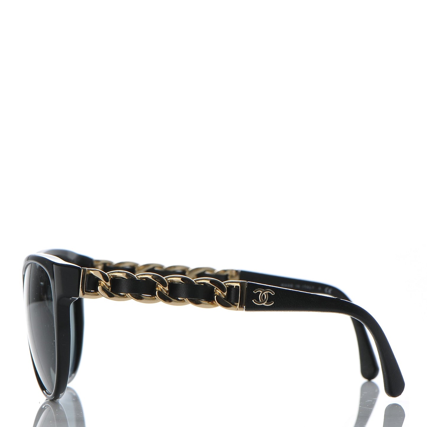 Butterfly Chain Sunglasses 5215-Q Black