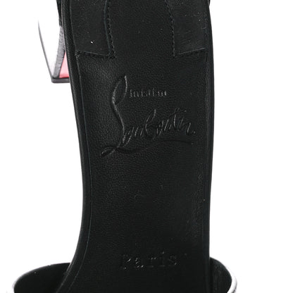 Christian Louboutin Calfskin Logo Embossed So CL 55 Mule 36.5 Black 7 of 8