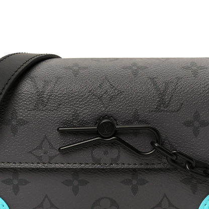 Louis Vuitton Reverse Monogram Eclipse Steamer Wearable Wallet Turquoise 7 of 9