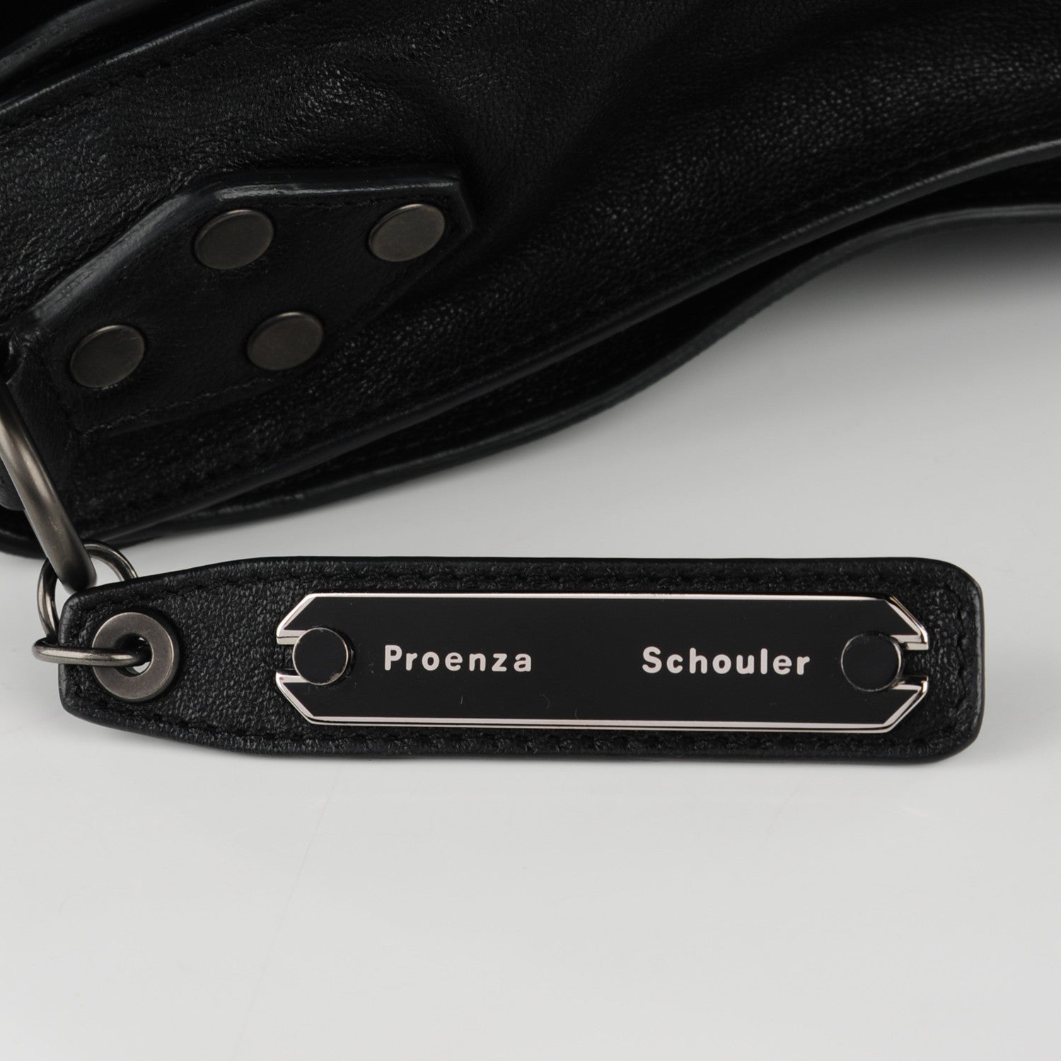 Proenza Schouler Lambskin PS1 Medium Satchel Black 8 of 11