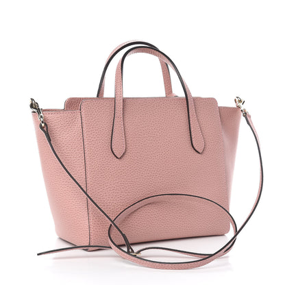 Gucci Dollar Calfskin Mini Swing Top Handle Bag Soft Pink 3 of 12