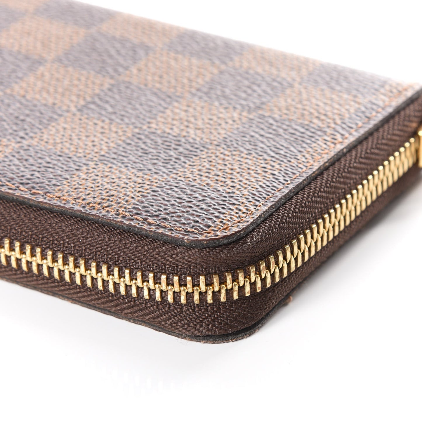 Damier Ebene Clemence Wallet Rose Ballerine