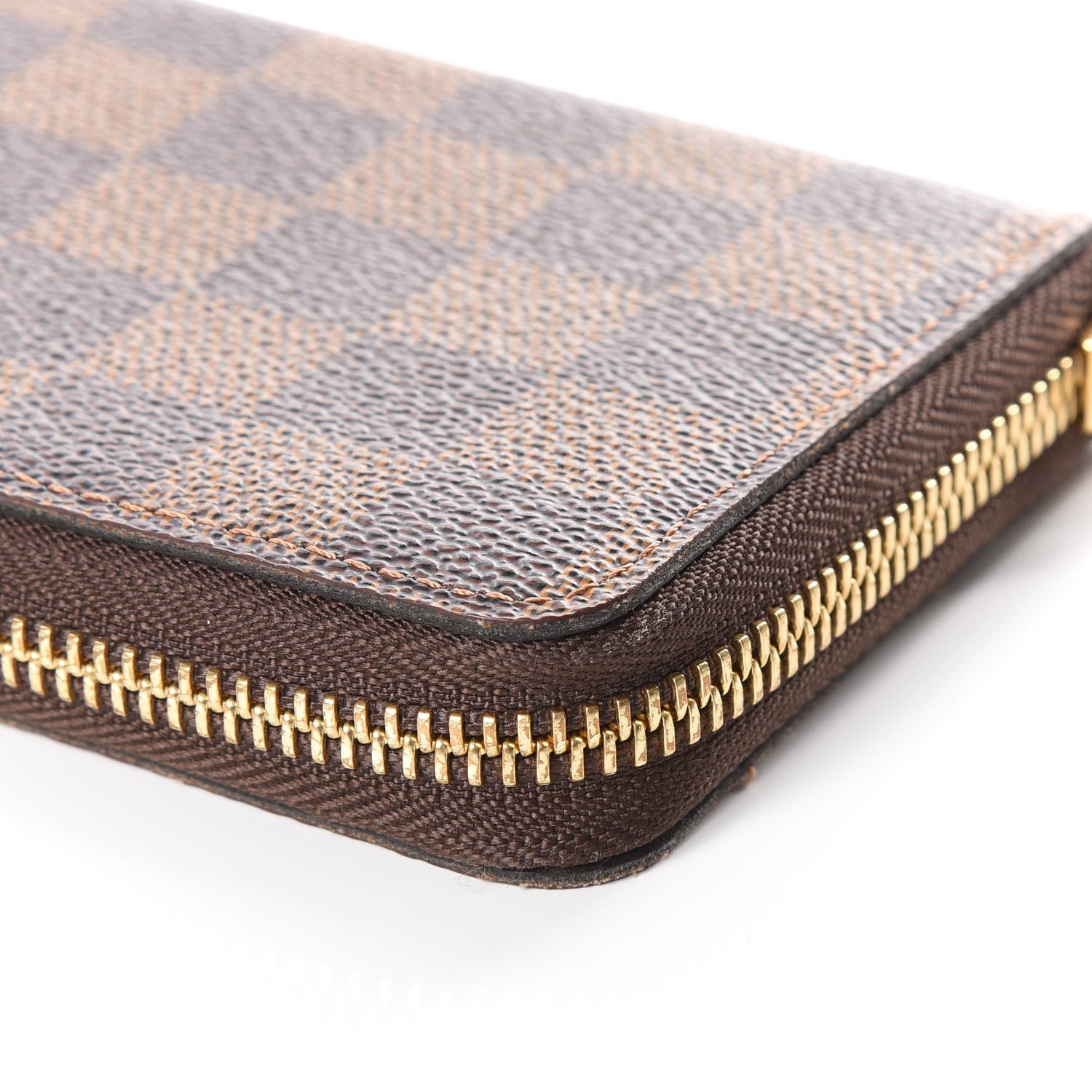 Louis Vuitton Damier Ebene Clemence Wallet Rose Ballerine 7 of 11