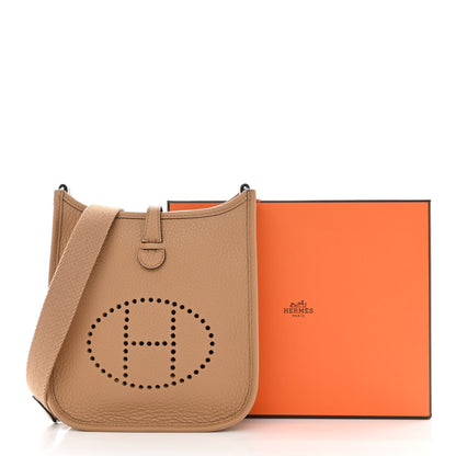 Hermes Taurillon Clemence Amazone Evelyne TPM Chai 11 of 11