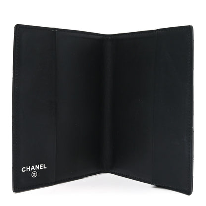Chanel Patent Calfskin Quilted Passport Holder Black 5 of 8