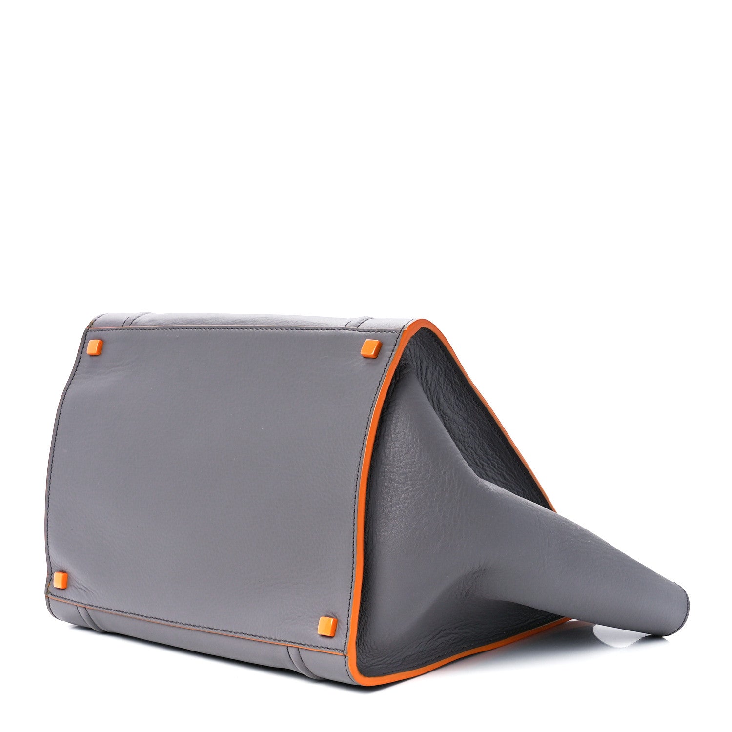 Celine Supple Calfskin Medium Phantom Luggage Grey 9 of 11