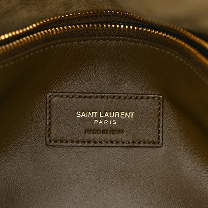 Saint Laurent Suede Large Le 5 A 7 Soft Hobo New Barley 6 of 9