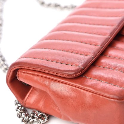 Chanel Lambskin Vertical Quilted East West Flap Red 14 of 24