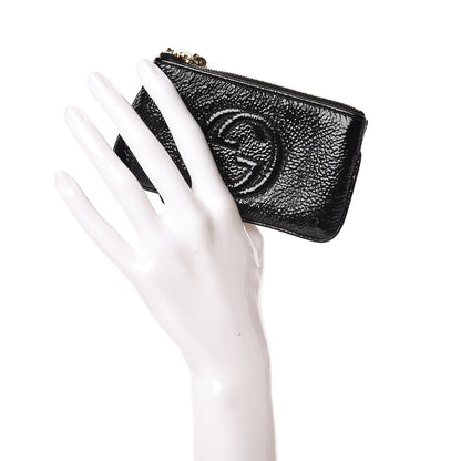 Gucci Patent Soho Key Case Black 2 of 7