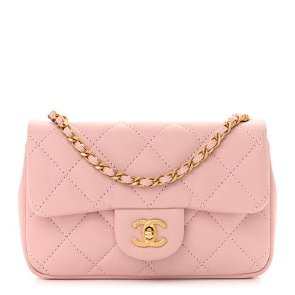 Chanel Lambskin Quilted Mini Heart Charms Flap Light Pink 1 of 10
