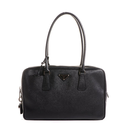 Prada Saffiano Lux Bauletto Nero Black 1 of 10