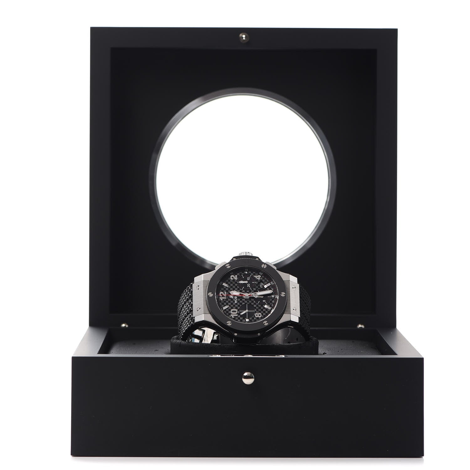 Hublot Stainless Steel Ceramic Rubber 44mm Big Bang Automatic Watch Black 301.SB.131.RX 6 of 6