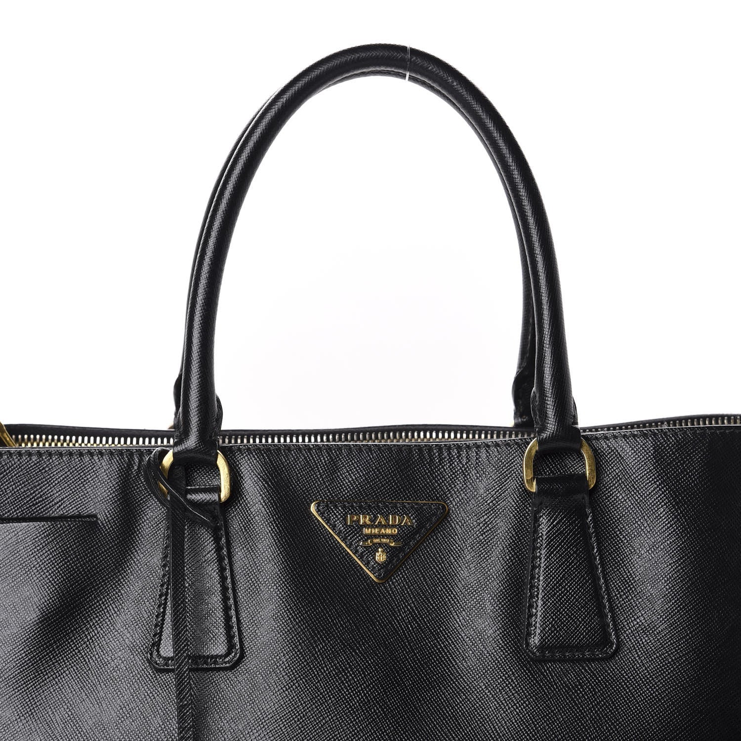 Prada Saffiano Large Galleria Double Zip Tote Black 11 of 11