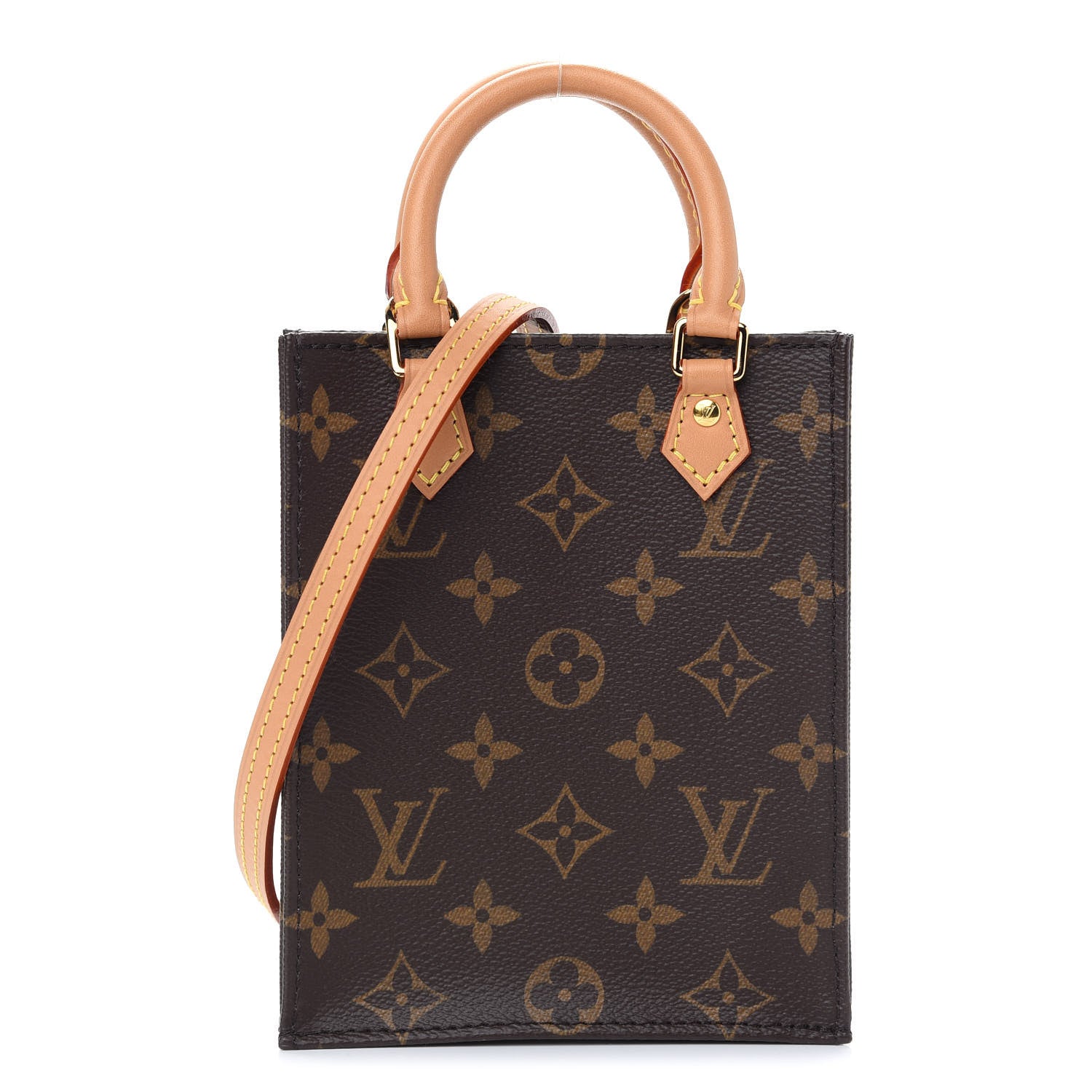 Louis Vuitton Monogram Petit Sac Plat 1 of 8