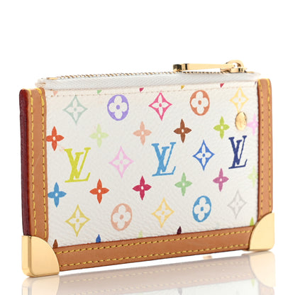 Louis Vuitton Monogram Multicolor Key Pouch White 3 of 13