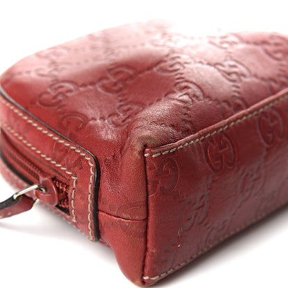 Gucci Guccissima GG Cosmetic Case Red 9 of 16