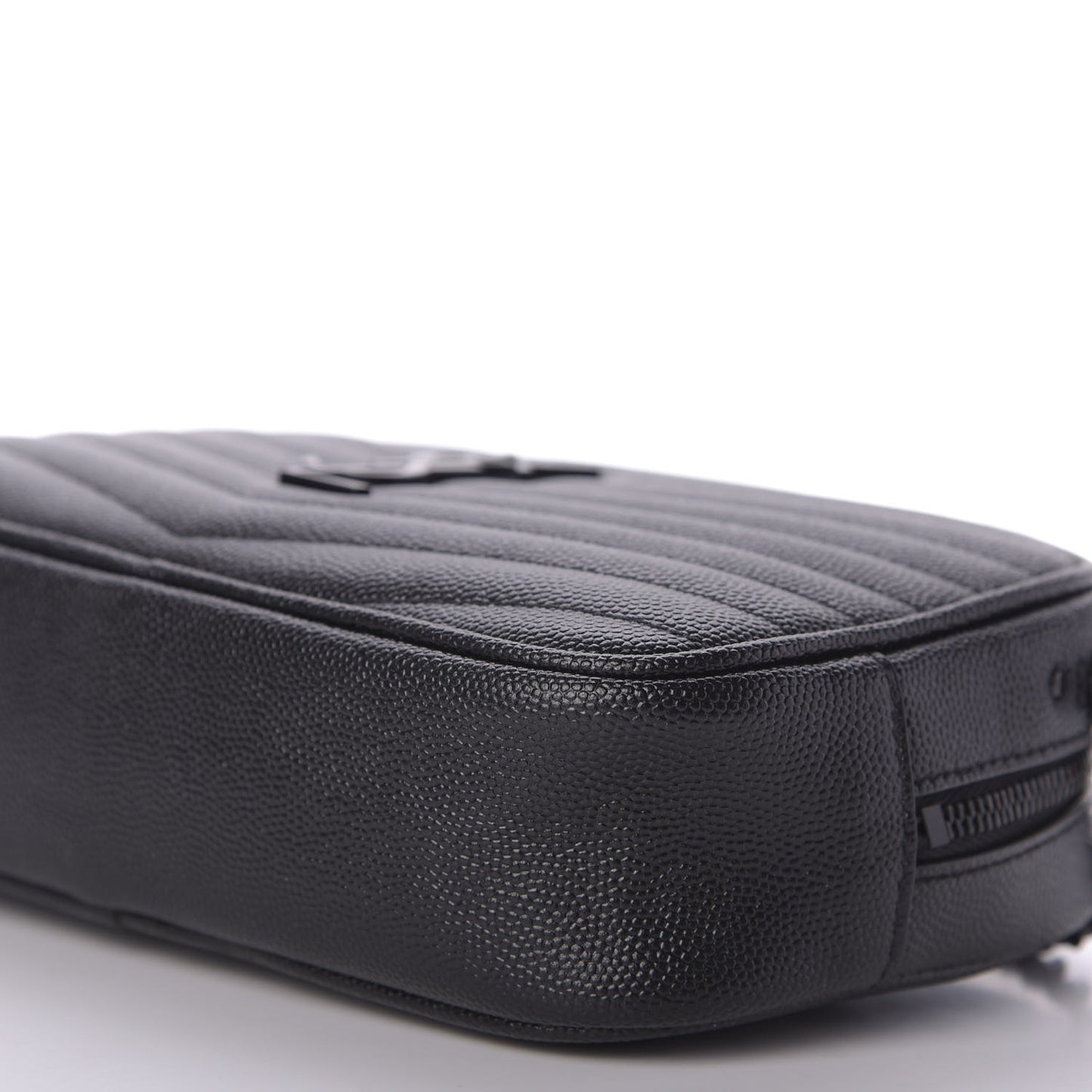 Grain De Poudre Matelasse Monogram Mini Lou Camera Bag Black