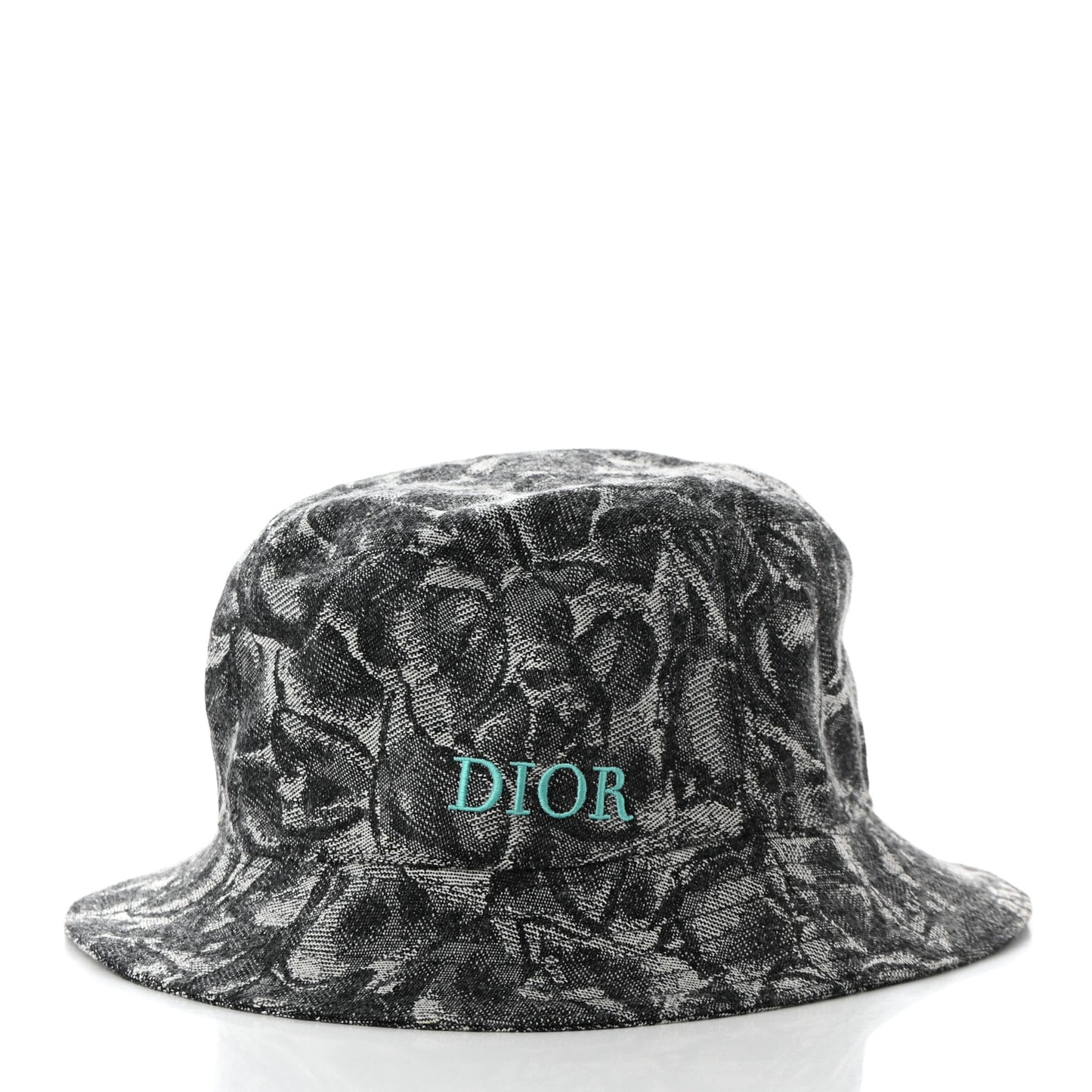 Cotton Jardin Floral Bucket Hat L Blue