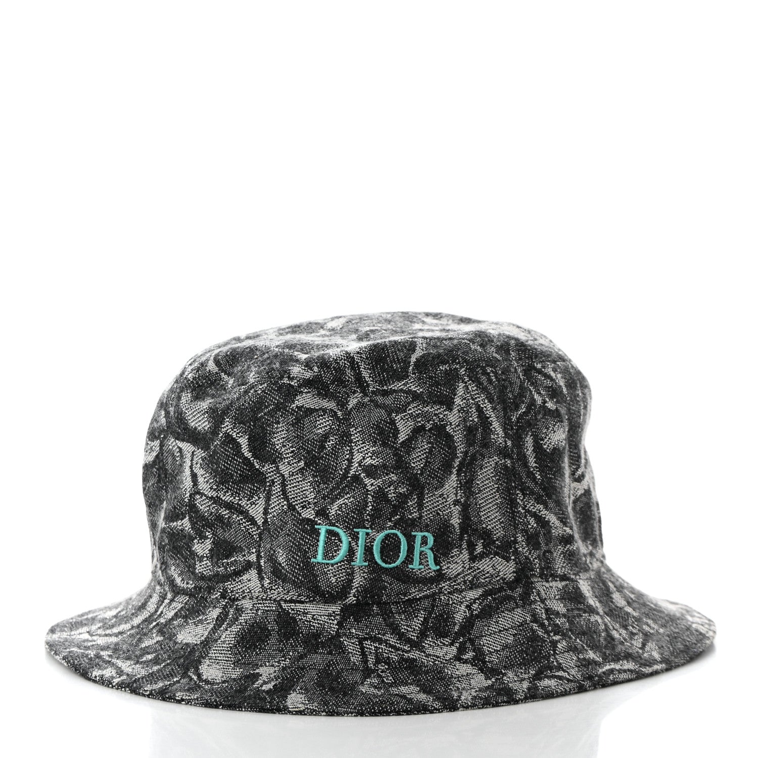 Christian Dior Cotton Jardin Floral Bucket Hat L Blue 3 of 10