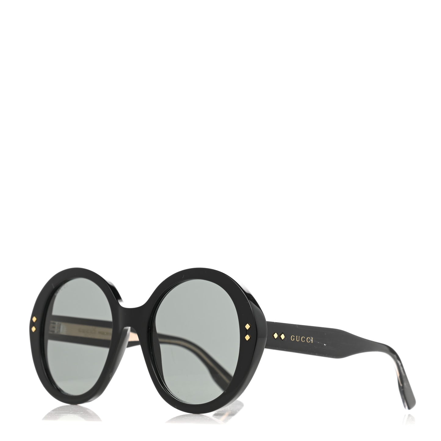 Acetate Round Sunglasses GG1081S Black