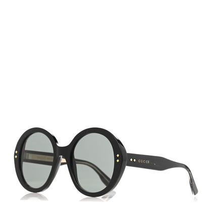 Gucci Acetate Round Sunglasses GG1081S Black 1 of 8