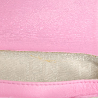 Chanel Glazed Calfskin Quilted Lucky Charms Accordion Flap Pink 8 of 9