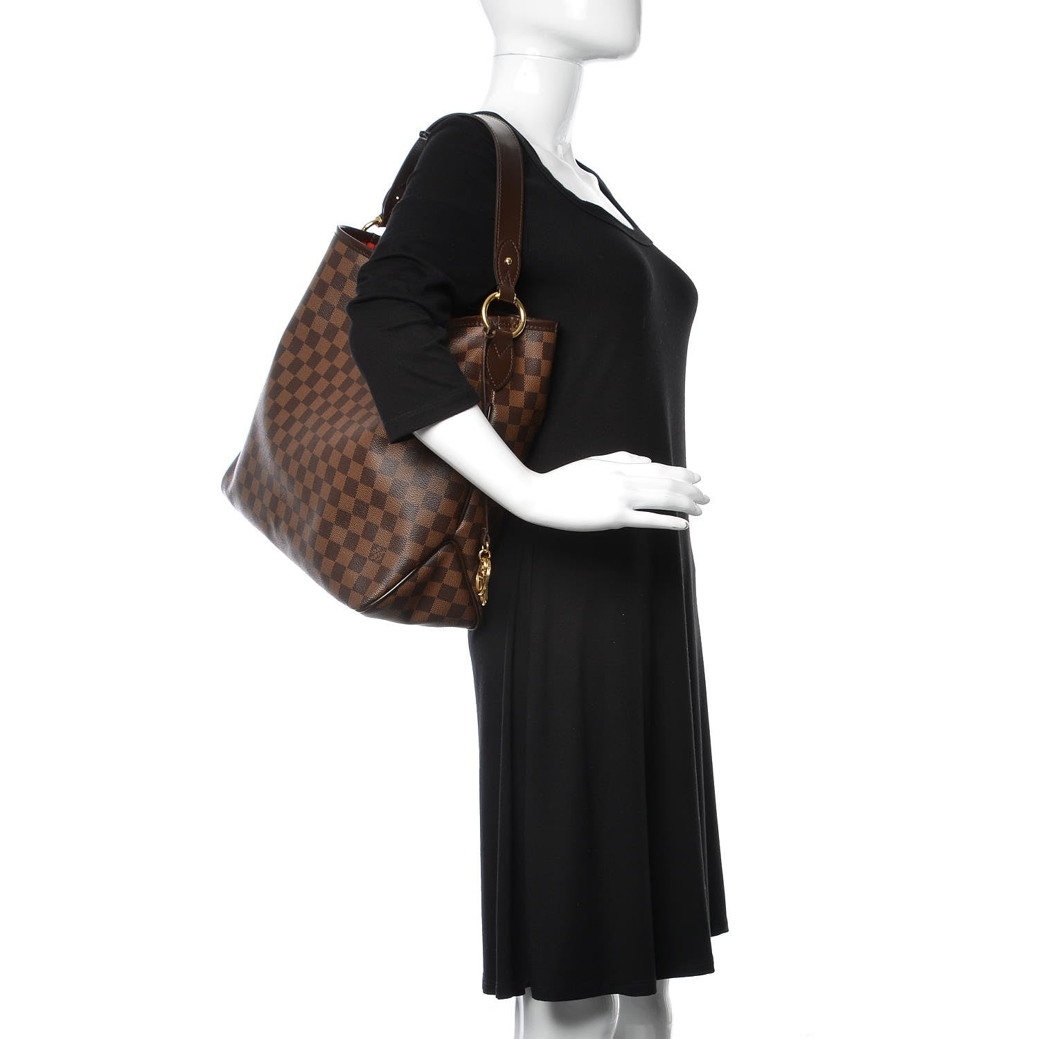 Louis Vuitton Damier Ebene Delightful MM 2 of 12