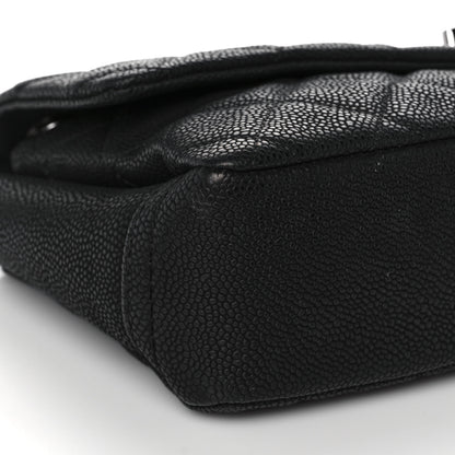 Chanel Iridescent Caviar Quilted Medium Lady Pearly Flap Black 8 of 10