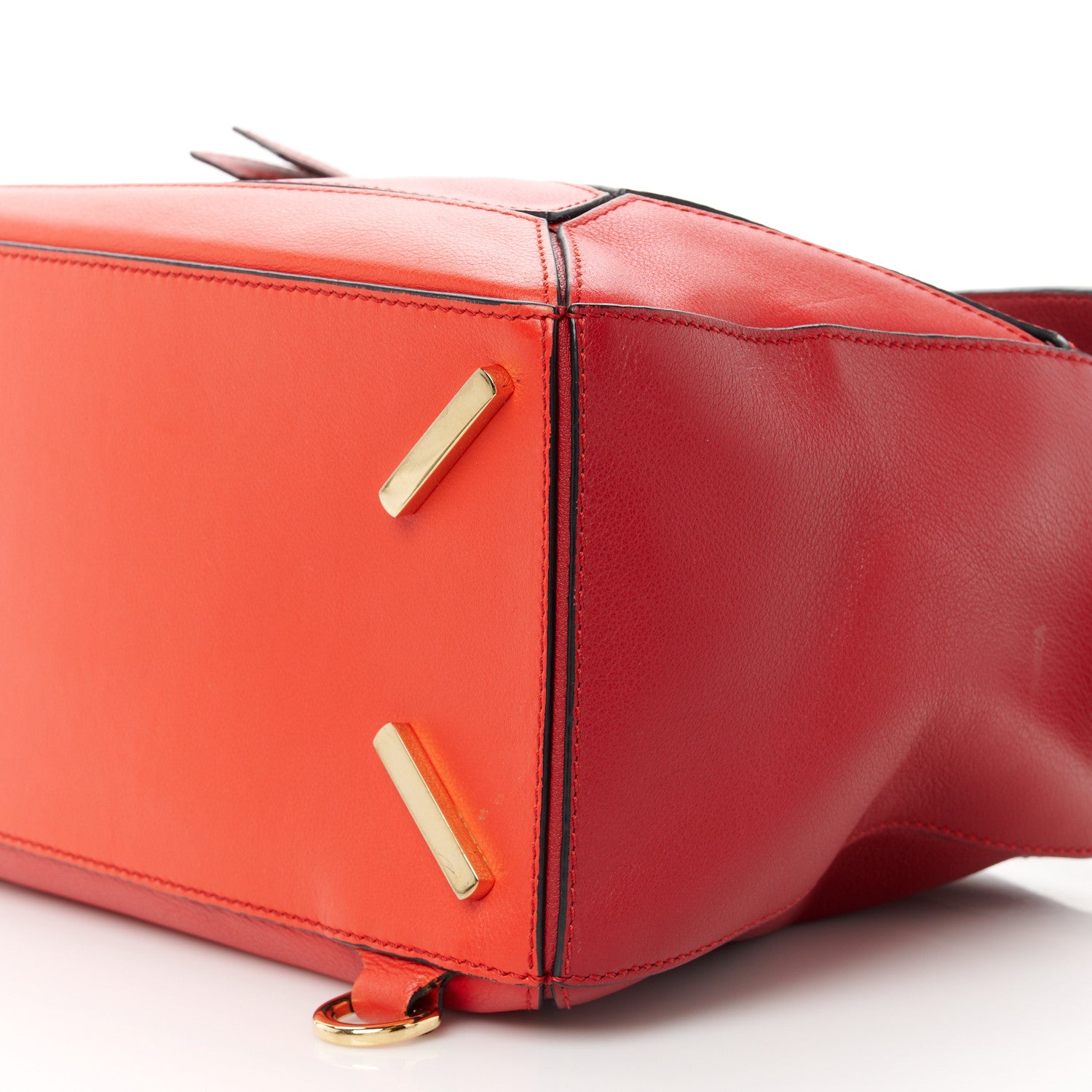 Loewe Calfskin Colorblock Medium Puzzle Bag Red 11 of 12