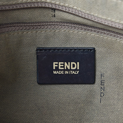 Fendi Denim Zucca Mia Shoulder Flap Blue 6 of 17