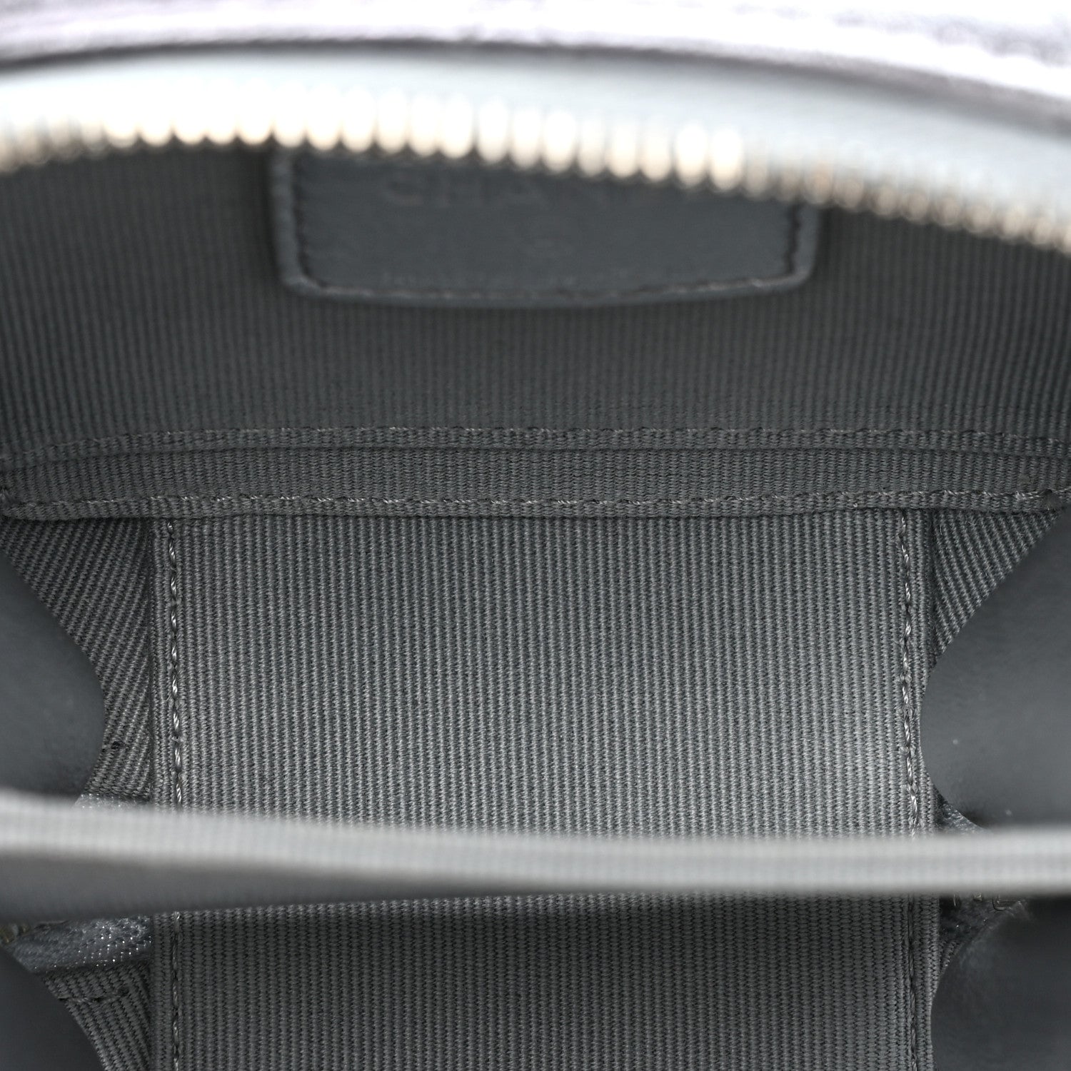 Chanel Gradient Metallic Lambskin Quilted Like A Wallet Clutch With Chain Silver Purple 5 of 11