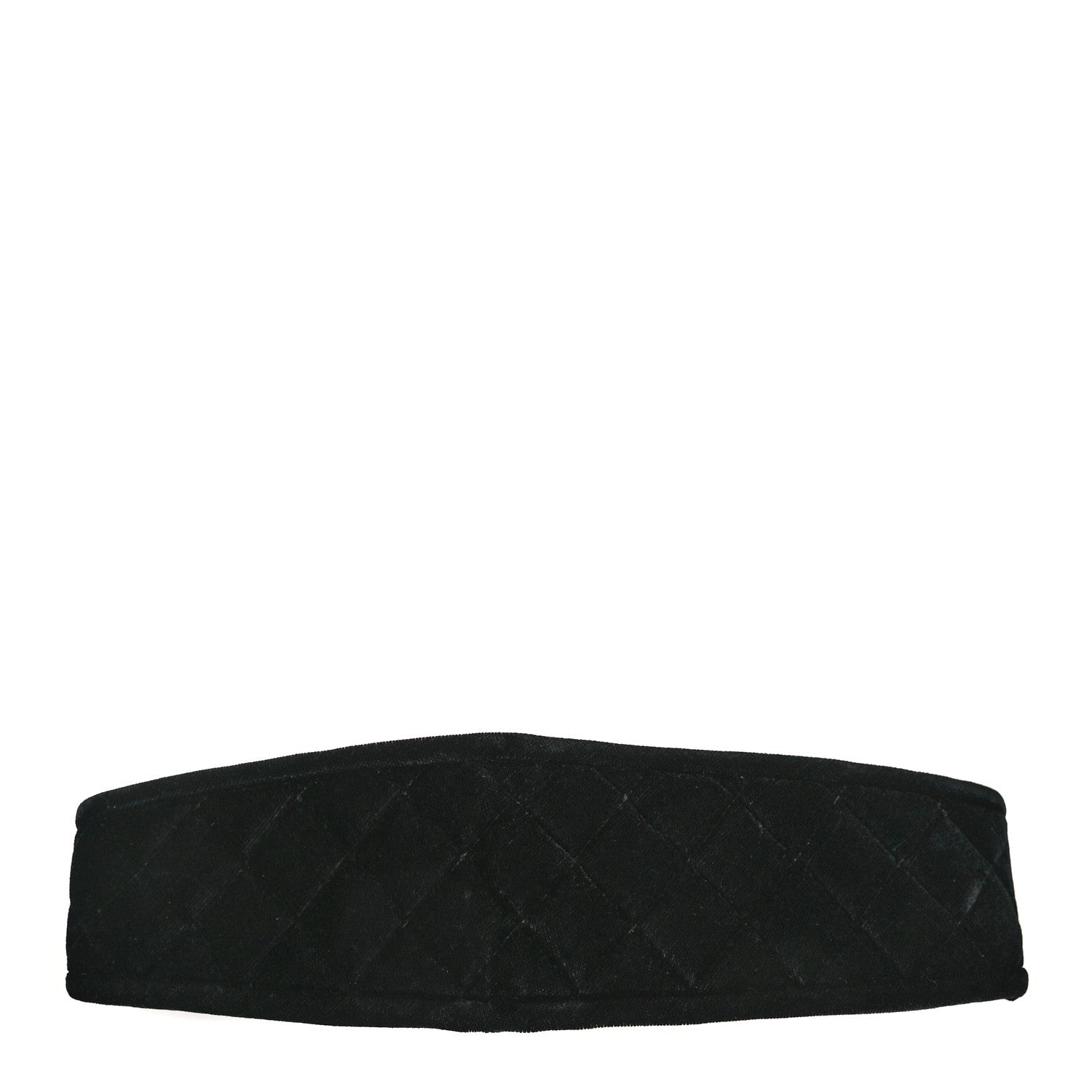 Chanel Velvet CC Headband Black 1 of 3