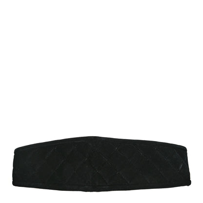 Chanel Velvet CC Headband Black 1 of 3