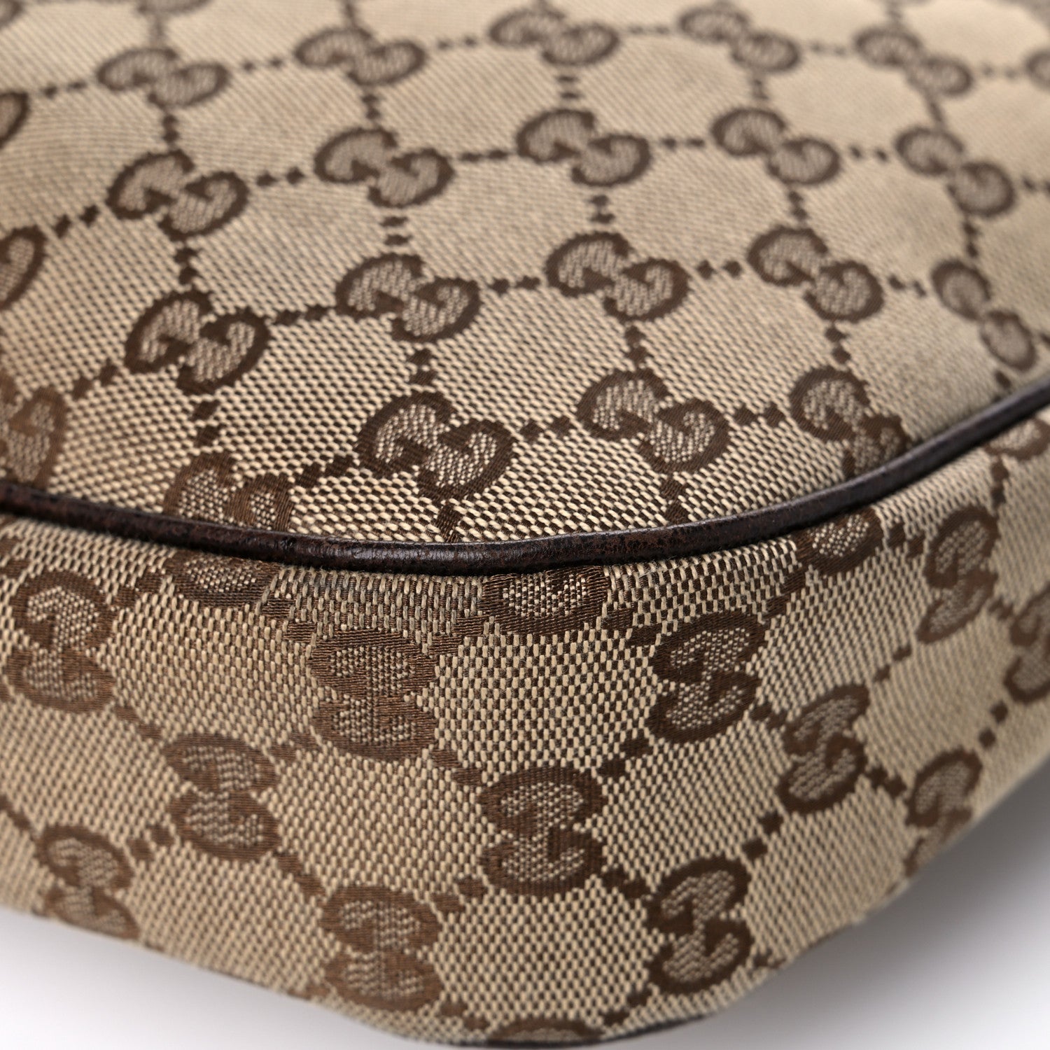 Gucci GG Monogram Medium Charmy Hobo Dark Brown 12 of 13