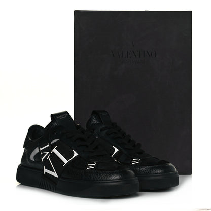 Valentino Garavani Grained Calfskin Mens VL7N Low Top Sneakers 42.5 Black 9 of 9