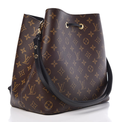 Louis Vuitton Monogram Neonoe MM Black 3 of 7