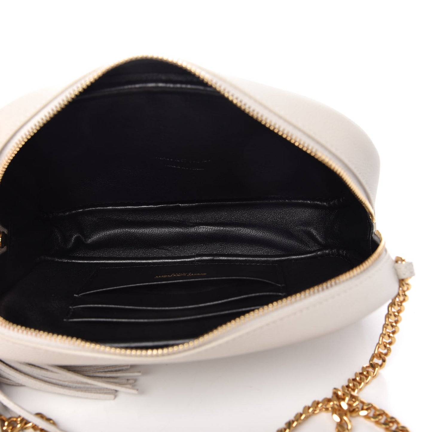 Grain De Poudre Matelasse Monogram Mini Lou Camera Bag Crema Soft