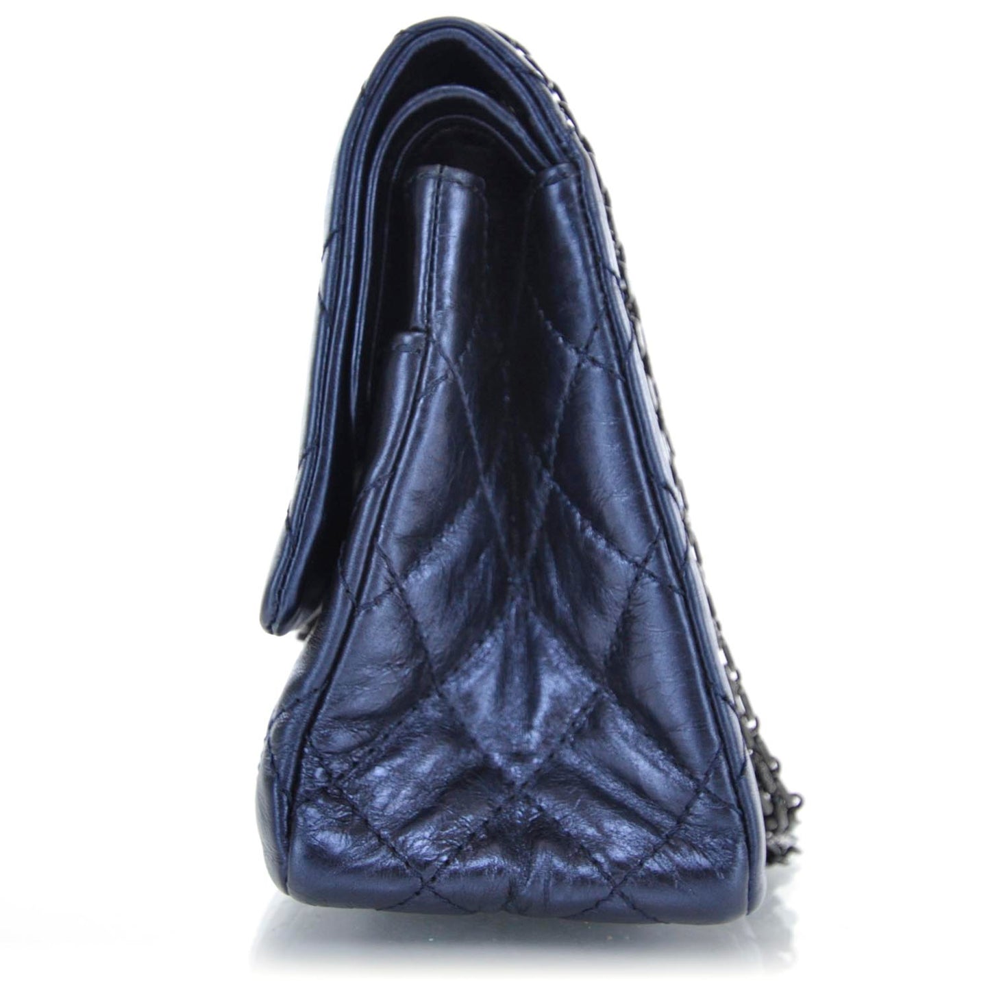 Calfskin 2.55 Reissue 226 Flap Metallic Blue