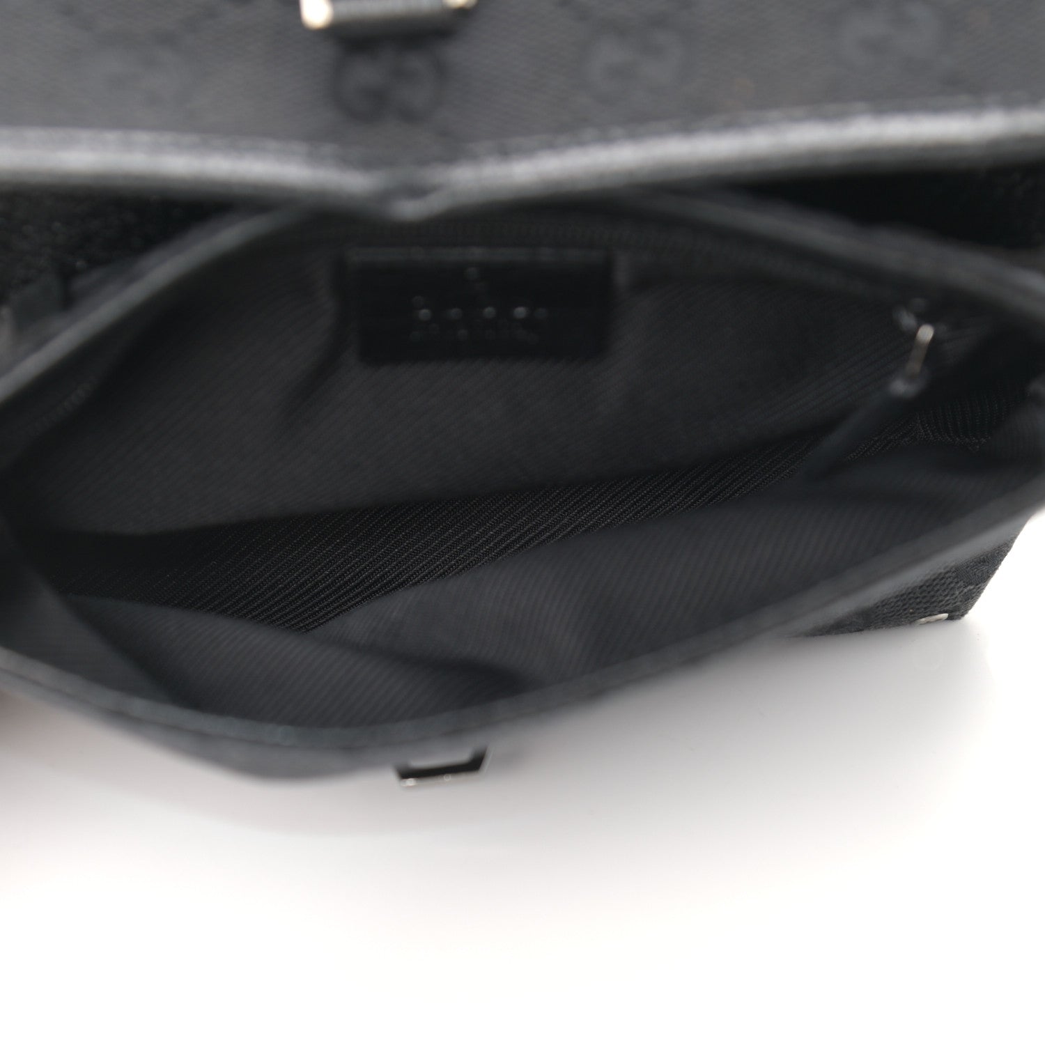Gucci GG Monogram Web Flight Belt Bag Black 5 of 10