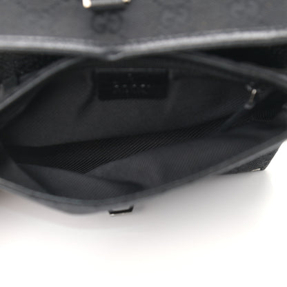 Gucci GG Monogram Web Flight Belt Bag Black 5 of 10