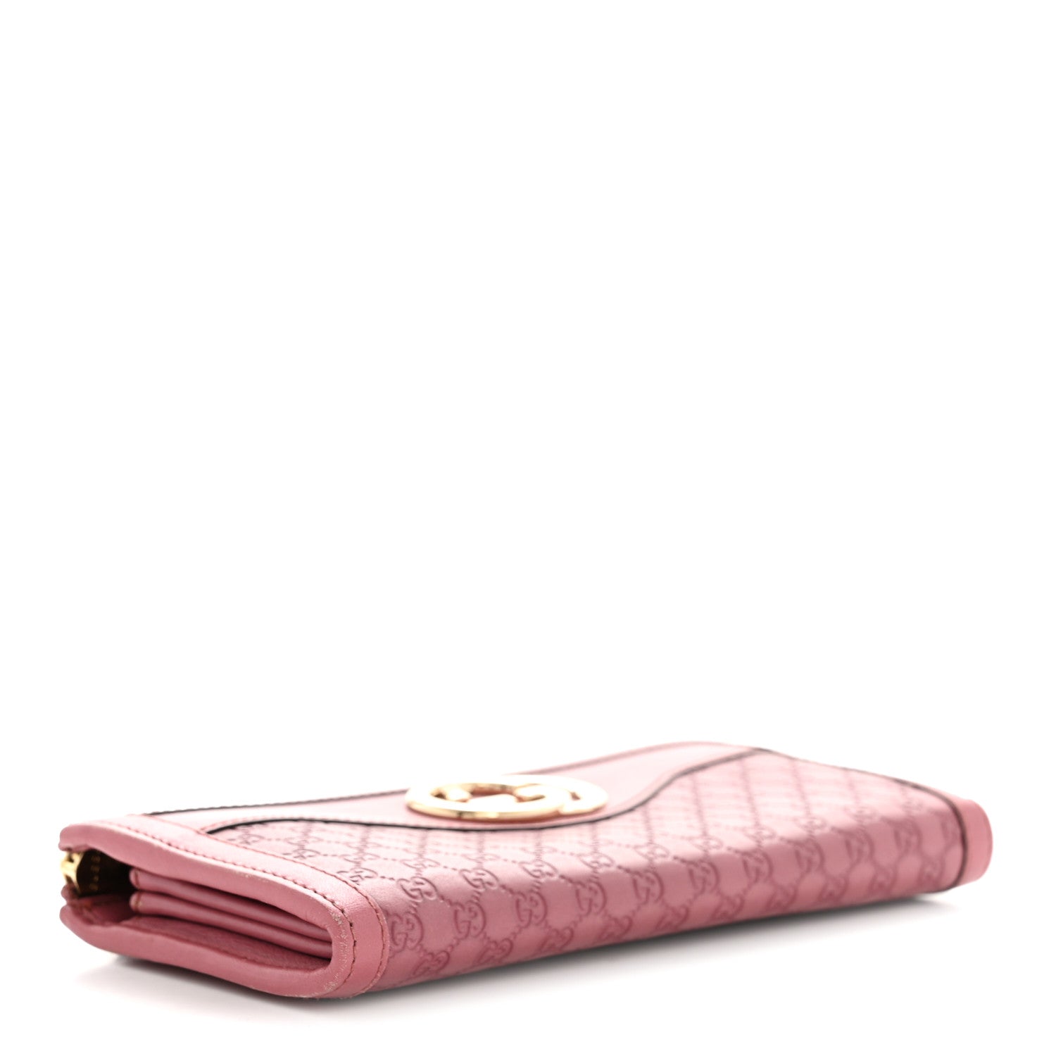 Gucci Microguccissima Sukey Zip Around Wallet Vintage Rose 4 of 11