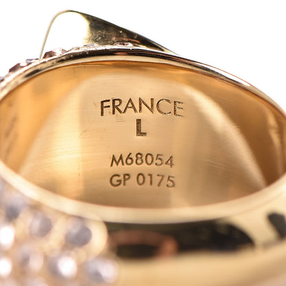 Louis Vuitton Trunkies Strass Ring L Gold 6 of 7